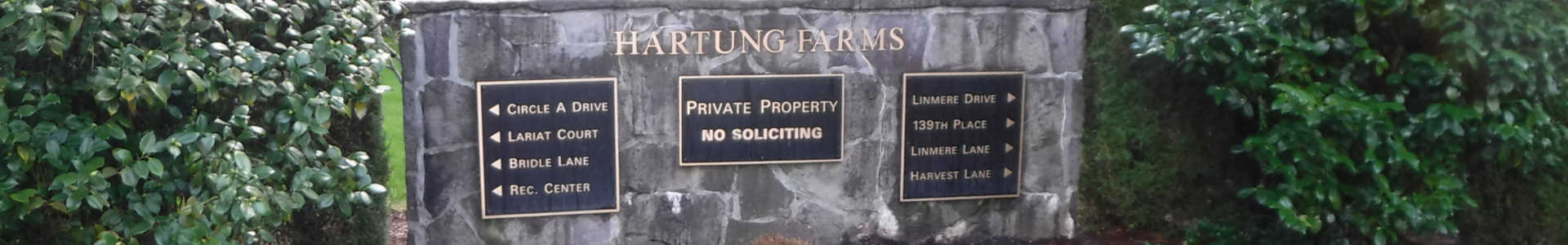 Hartung Farms Sign